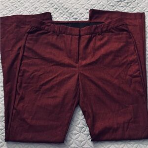 Stylish Burgundy Pants